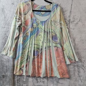 DB Sport Women’s Sz LG Women's Top Multi Color USA